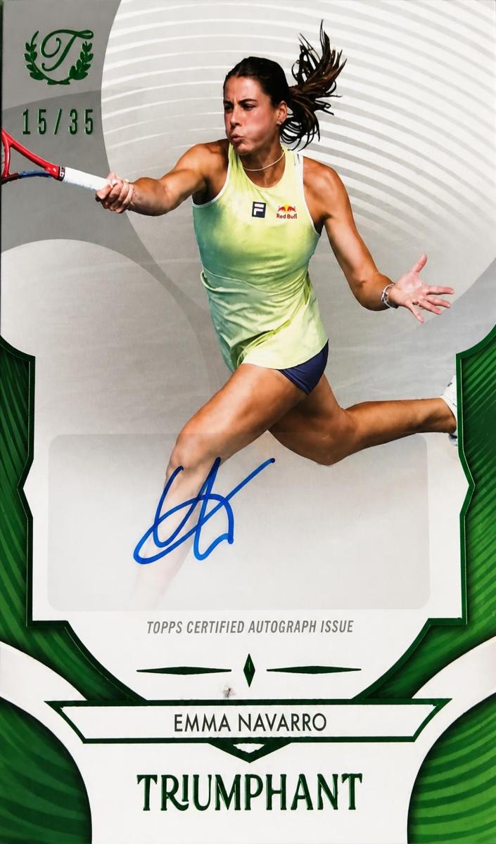 2025 Emma Navarro [Hard Court Blue Foil] #25-A