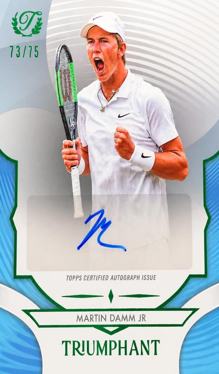 2025 Martin Damm Jr. [Hard Court Blue Foil] #71-A