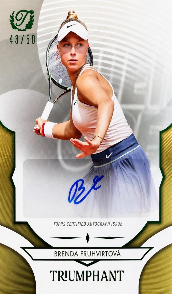 2025 Brenda Fruhvirtova [Trophy Gold Foil] #66-A