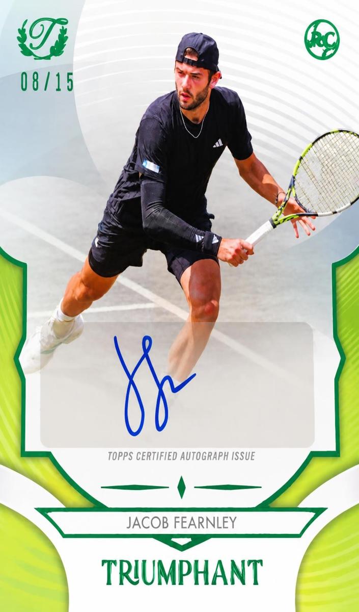 2025 Jacob Fearnley [Tennis Ball Yellow Foil] #43-A