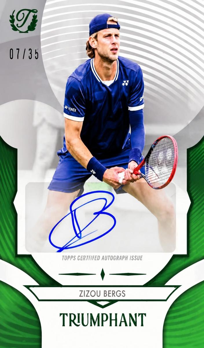 2025 Zizou Bergs [Grass Court Green Foil] #49-A