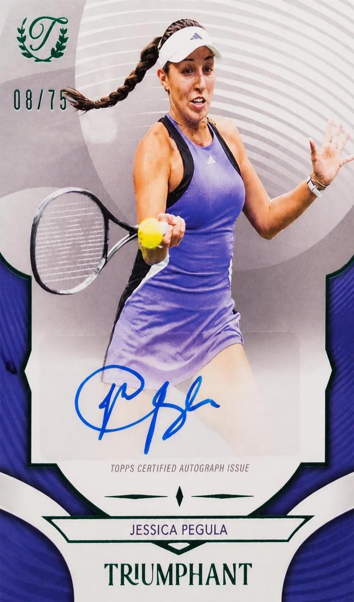 2025 Jessica Pegula [Hard Court Blue Foil] #23-A