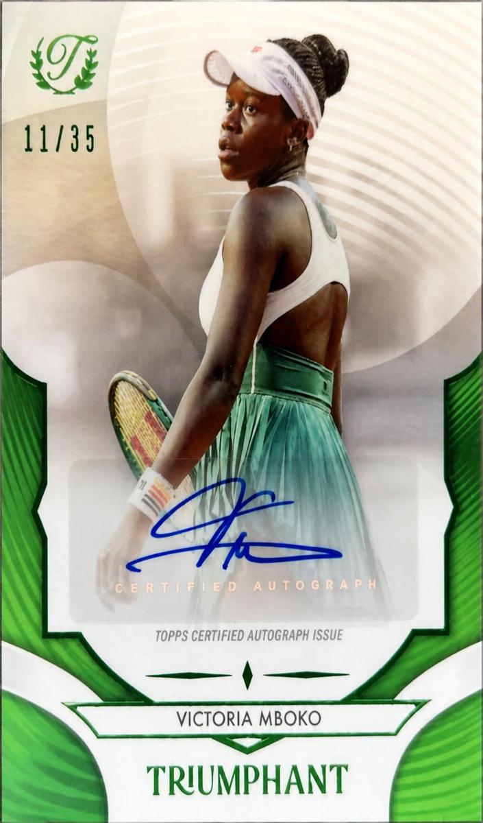 2025 Victoria Mboko [Grass Court Green Foil] #75-A