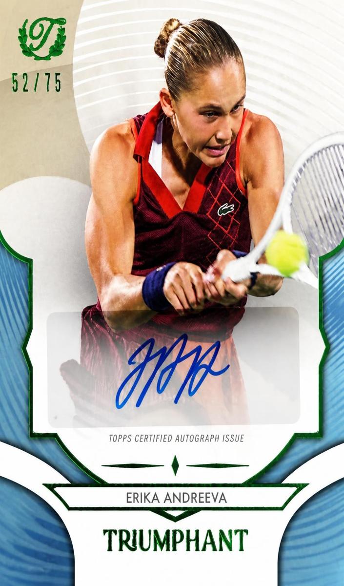 2025 Erika Andreeva [Red Racket Foil] #59-A