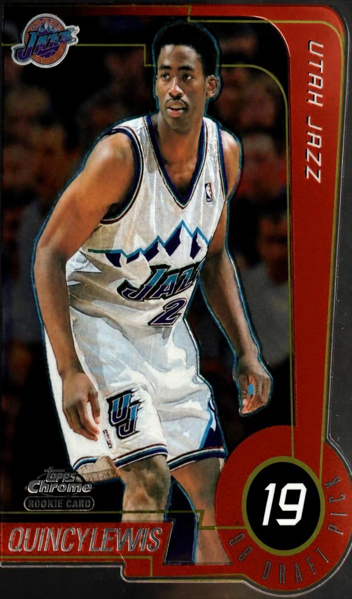 1999 Topps Chrome Quincy Lewis #238 card