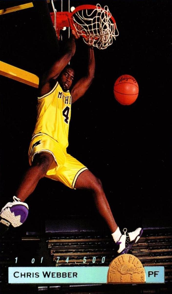 1993 Hoops Magic's All-Rookies Chris Webber #1 card