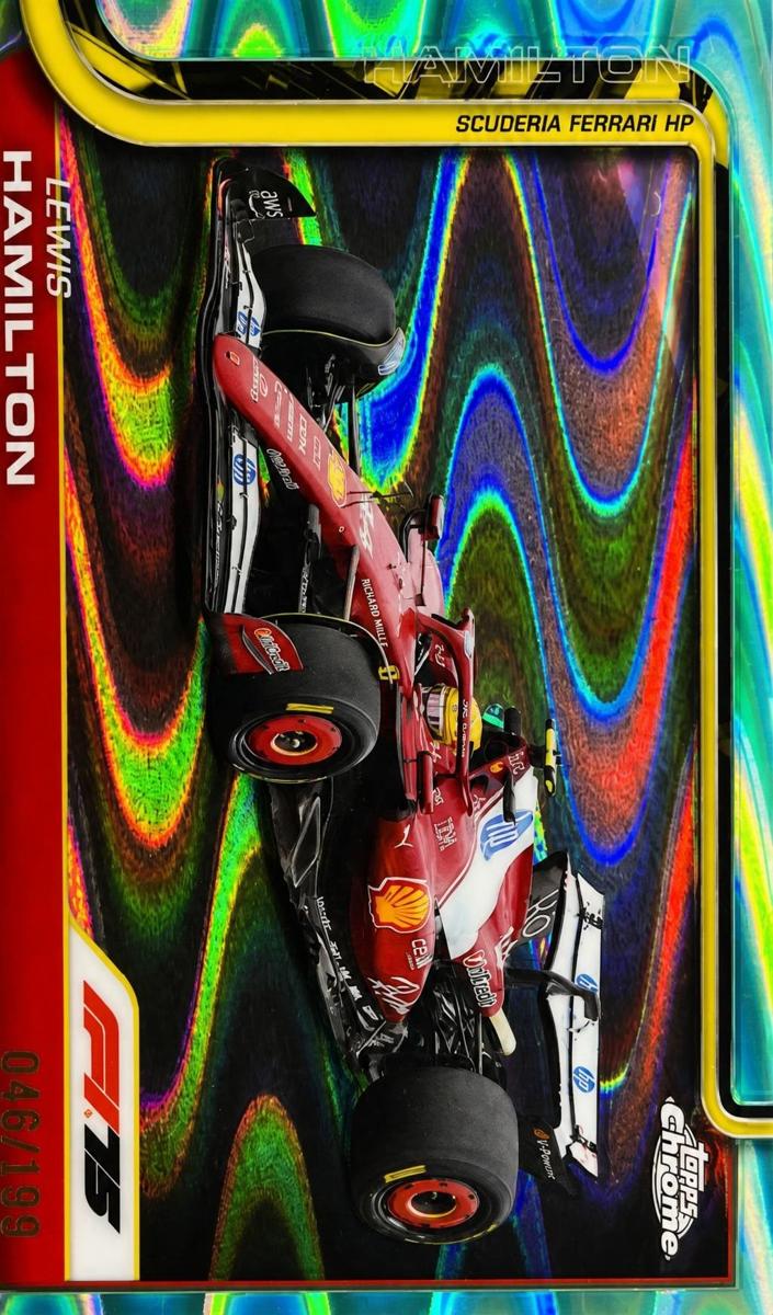 2025 Lewis Hamilton [Aqua RayWave Refractor] #76