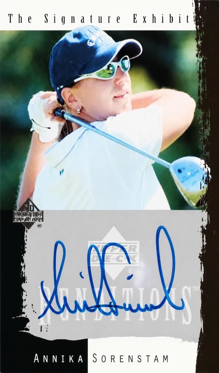 Annika Sorenstam - 2003 Upper Deck Renditions Golf