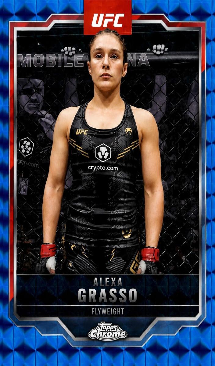 2025 Alexa Grasso [Blue Geometric Refractor] #14