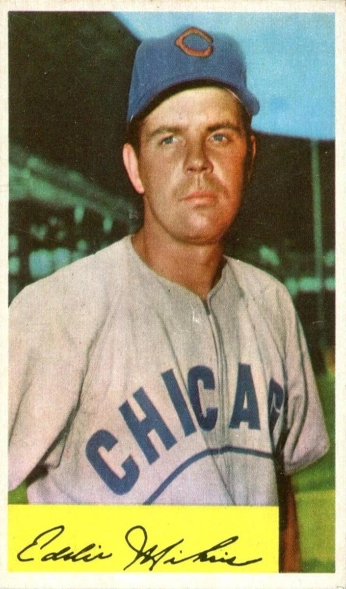 1954 Eddie Miksis #61