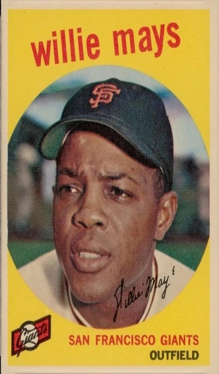1959 and 1963 Fleer #5 Willie Mays #50