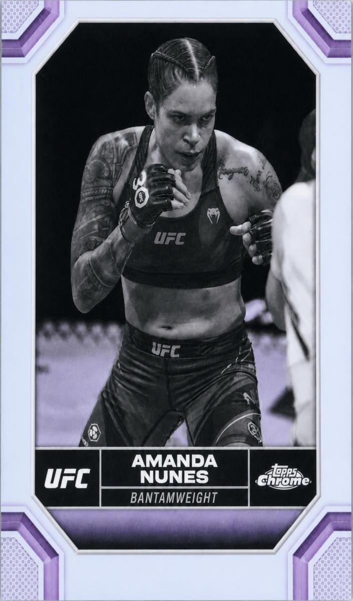 2024 Amanda Nunes [Negative Refractor] #15