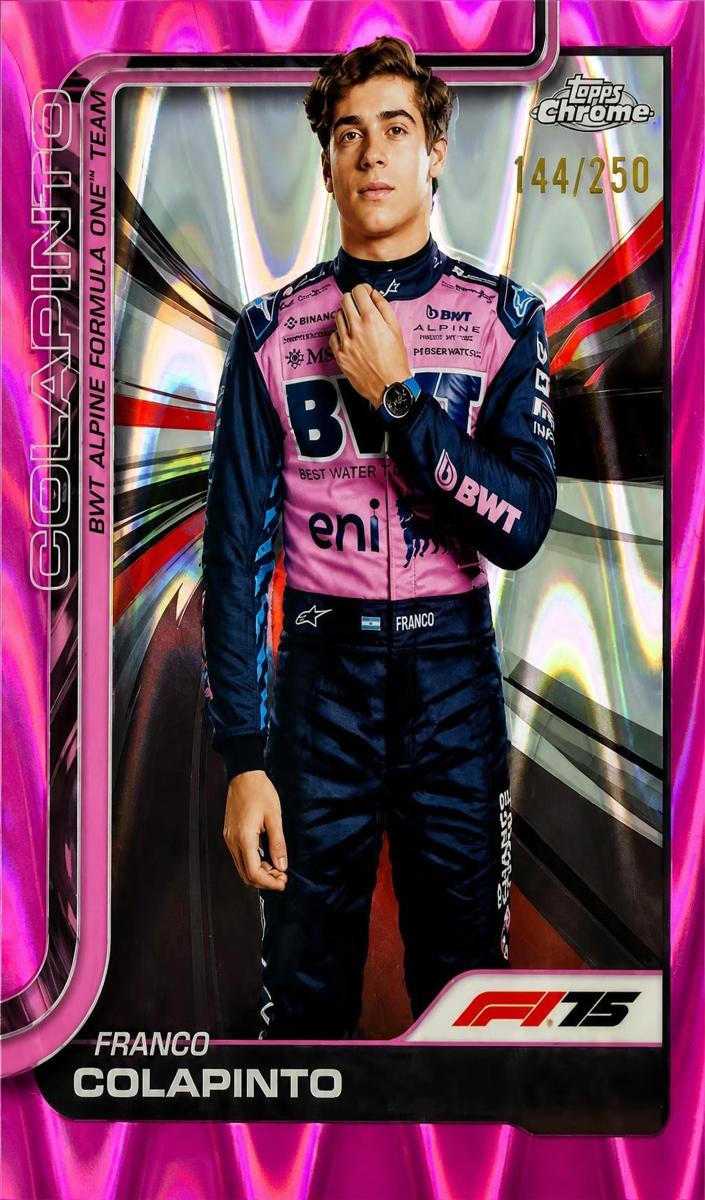 2025 Franco Colapinto [Pink RayWave Refractor] #15