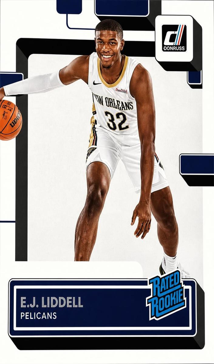 2022 Panini Donruss E.J. Liddell #238 card