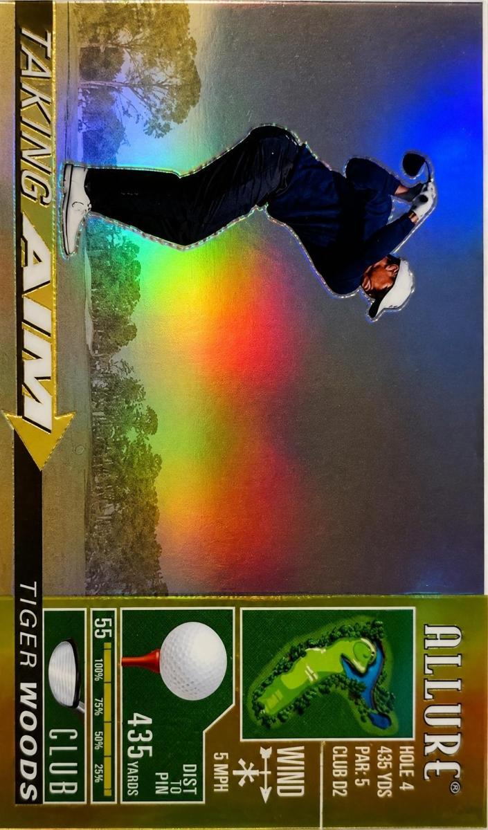 2026 Upper Deck Allure Taking Aim Tiger Woods #TA-1 card