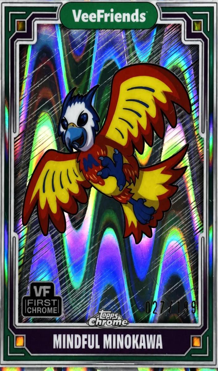 2026 Mindful Minokawa [Aqua RayWave Refractor] #12