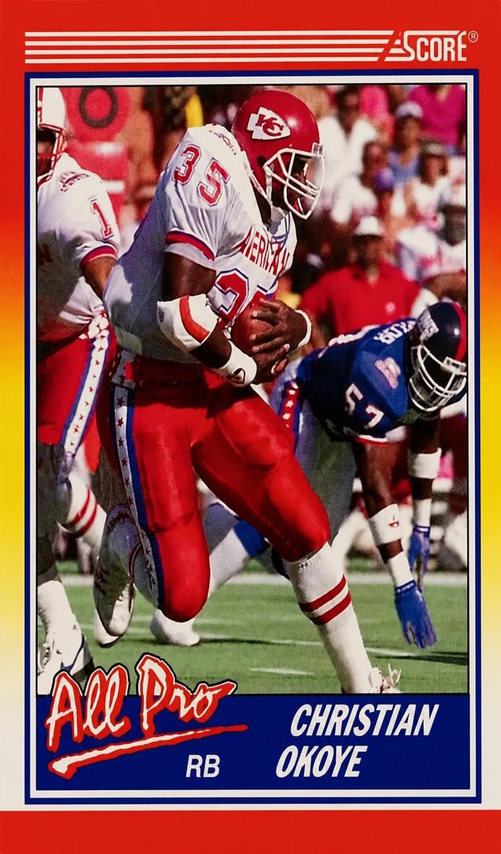 1990 Christian Okoye #581