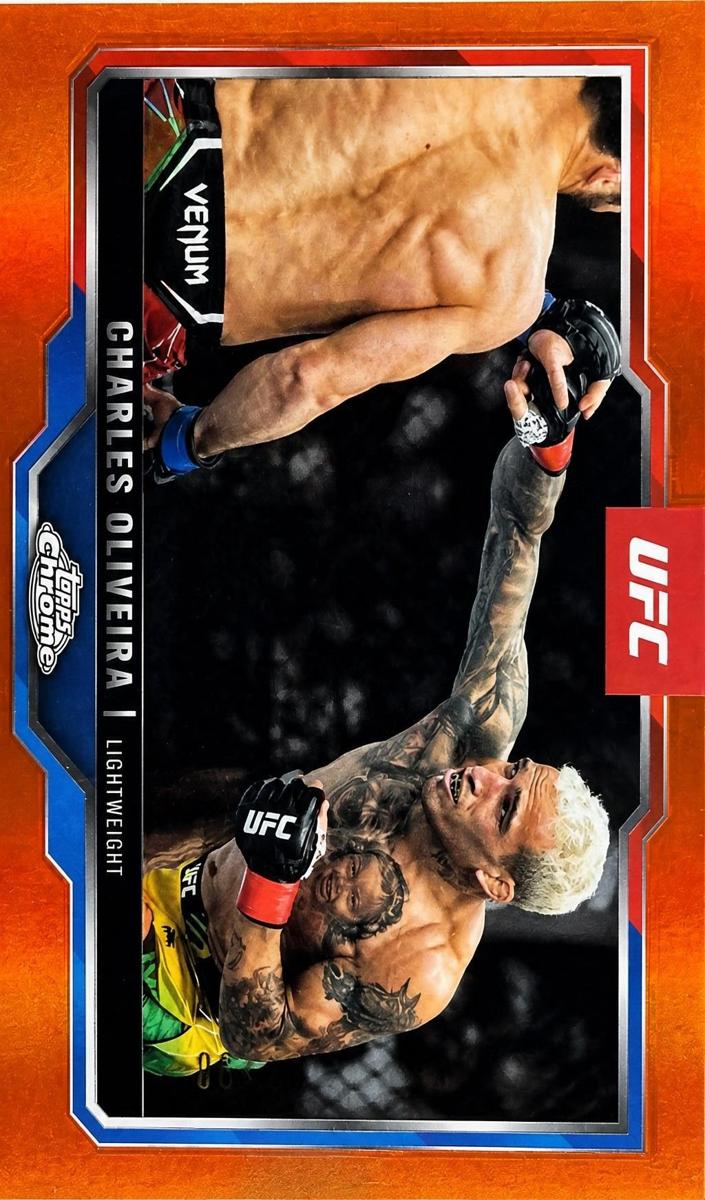 2025 Charles Oliveira [Orange Refractor] #54