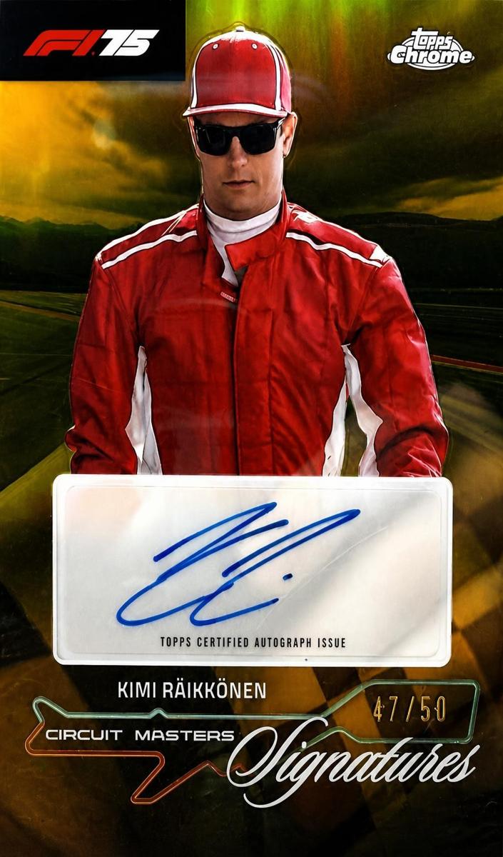 2025 Kimi Raikkonen [Gold Refractor] #CMS-RAI
