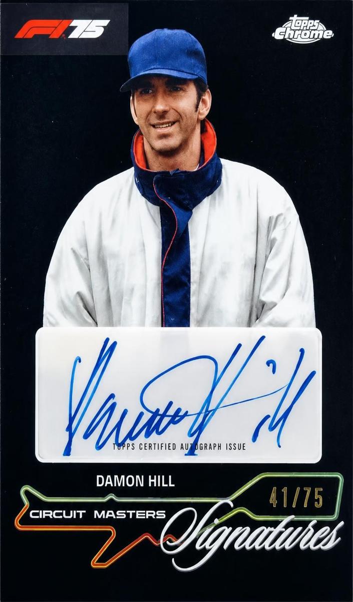 2025 Damon Hill [F1 75th Anniversary Refractor] #CMS-HIL
