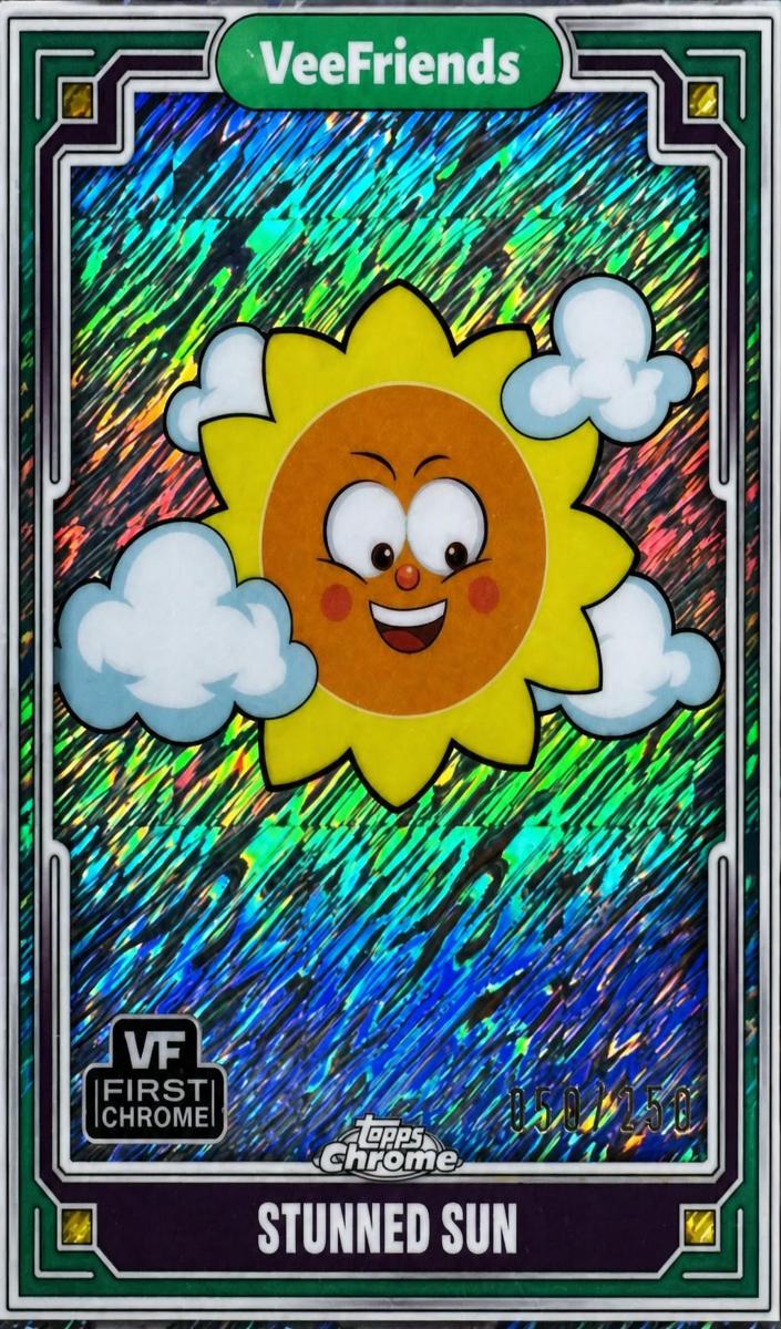 2025 Stunned Sun [Shimmer Refractor] #96