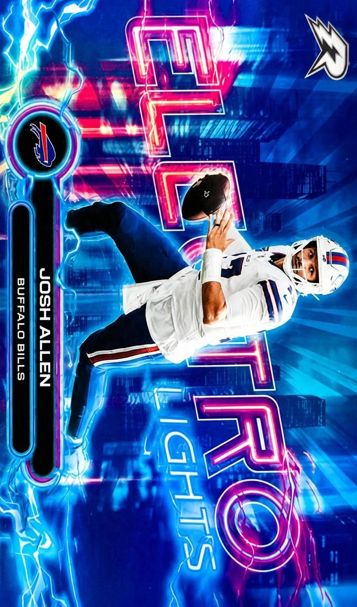 2025 Topps Resurgence Electro Lights Josh Allen #EL-4 card