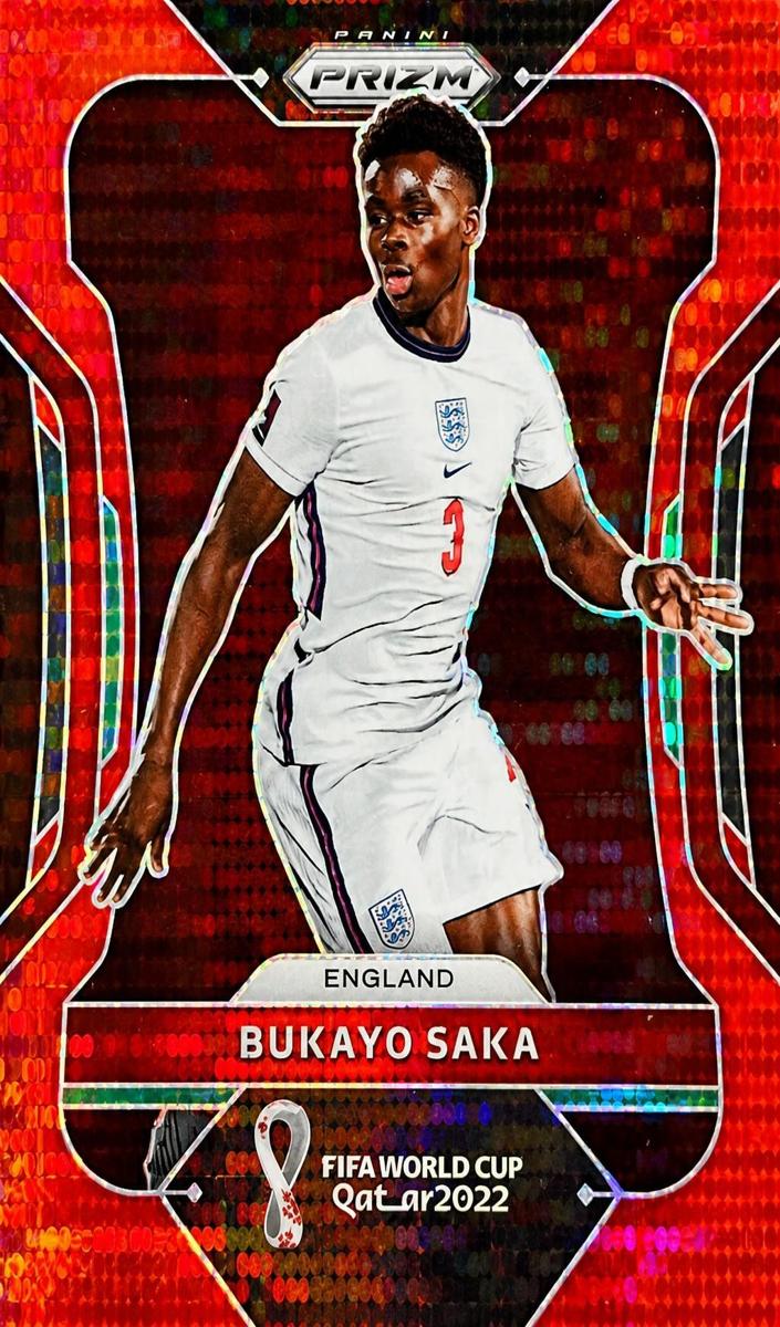2022 Bukayo Saka [Breakaway Prizms Red] #84
