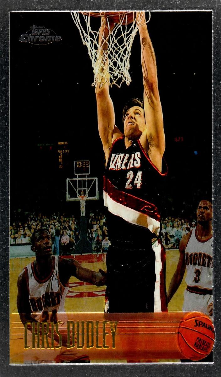 1996 Topps Chrome Chris Dudley #87 card