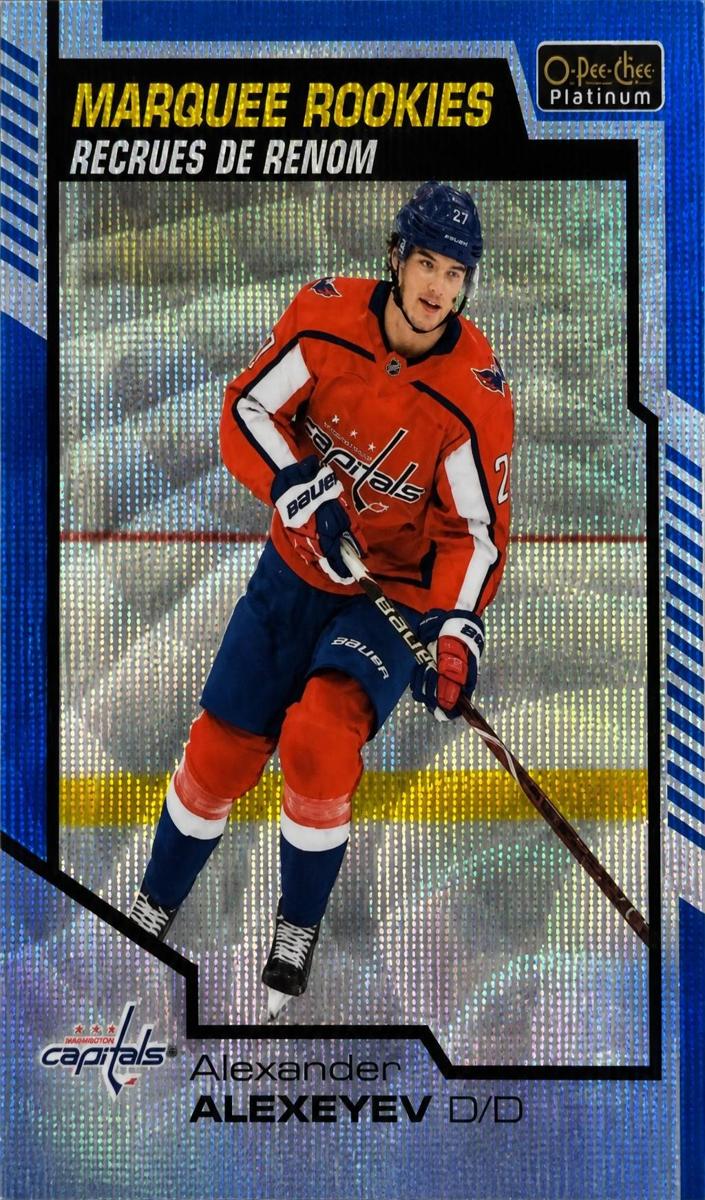 2020 O-Pee-Chee Platinum Alexander Alexeyev [Blue Surge] #174 card