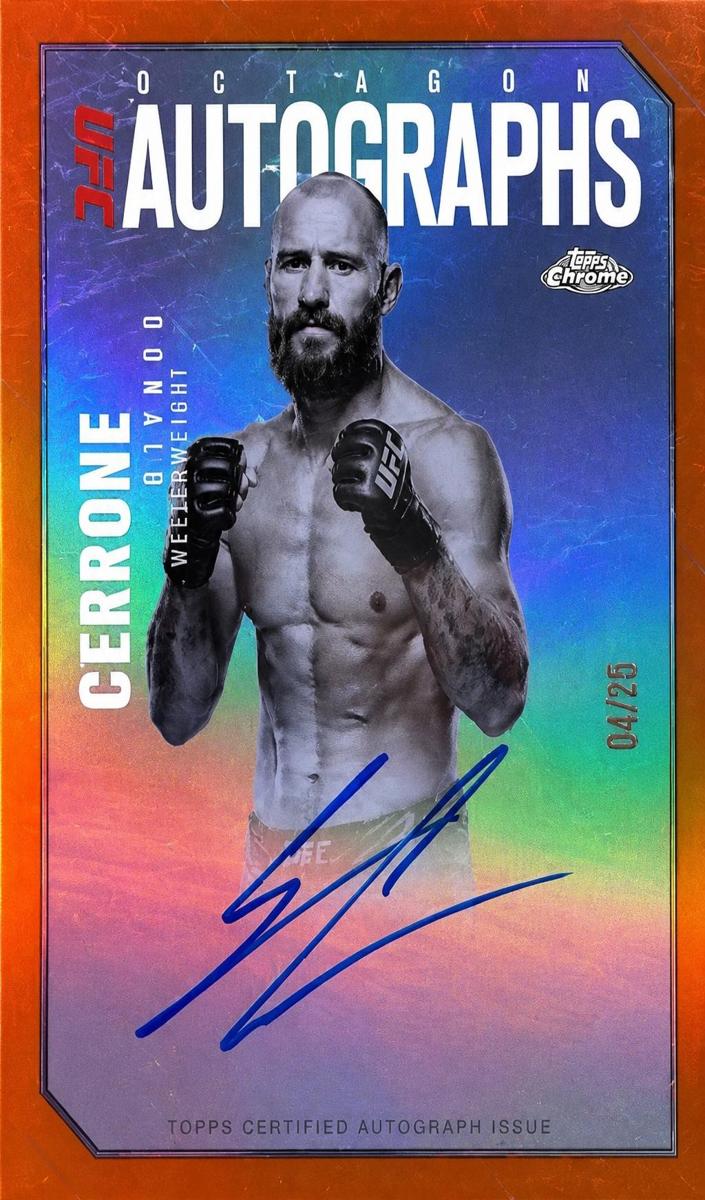 2025 Donald Cerrone [Orange Refractor] #OLA-DE