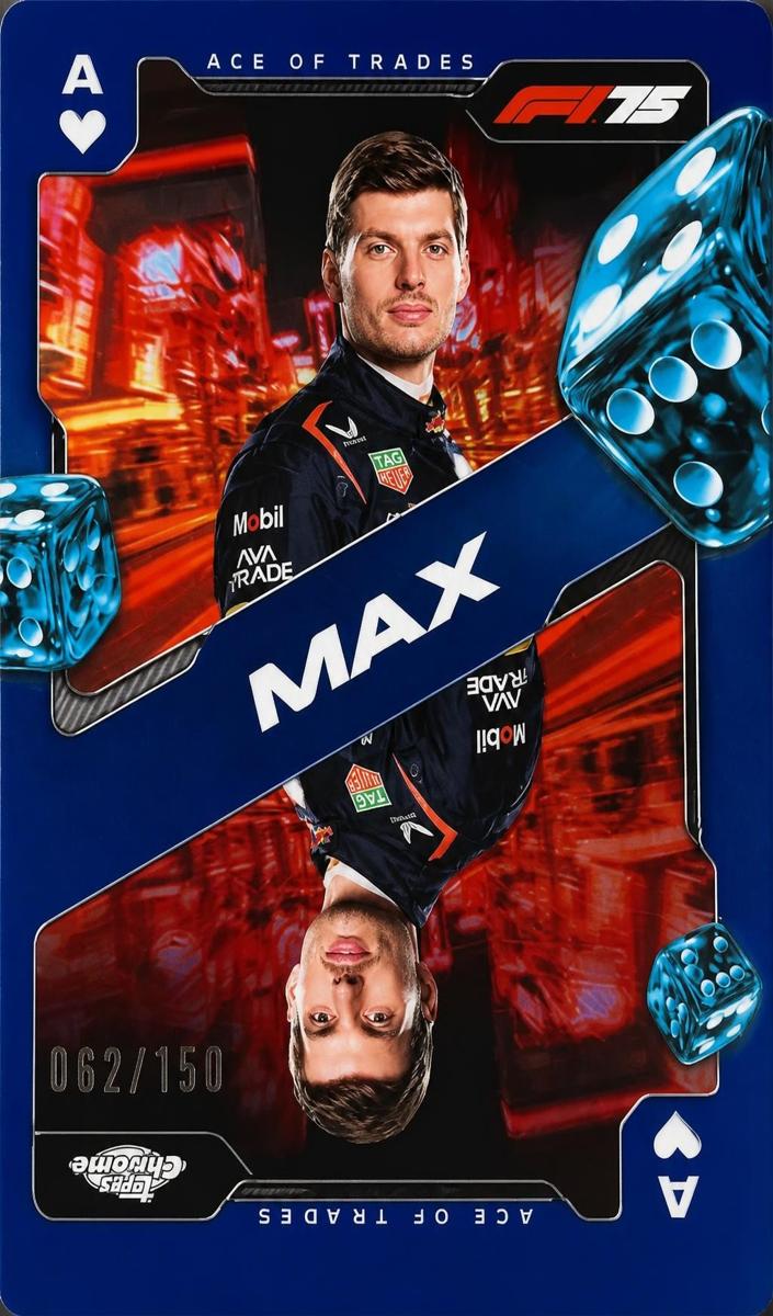 2025 Max Verstappen [Blue Refractor] #SCA-3