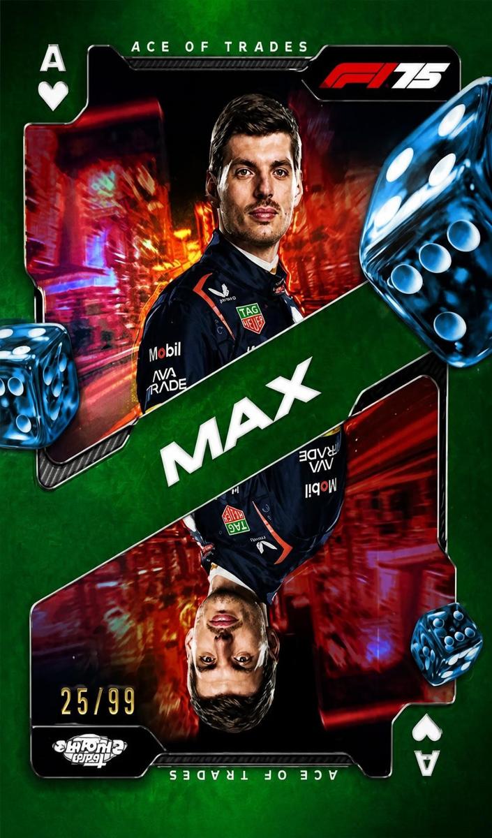 2025 Max Verstappen [Green Refractor] #SCA-3