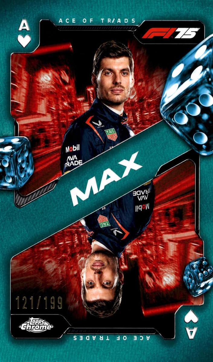 2025 Max Verstappen [Aqua Refractor] #SCA-3