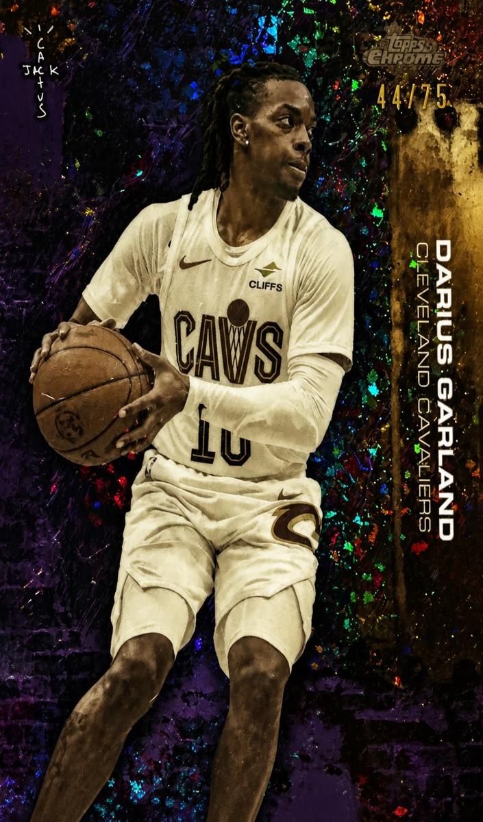 2025 Topps Chrome Cactus Jack Darius Garland #26 card