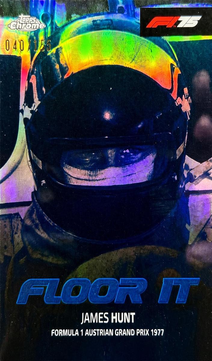 2025 James Hunt [Blue Refractor] #FI-5