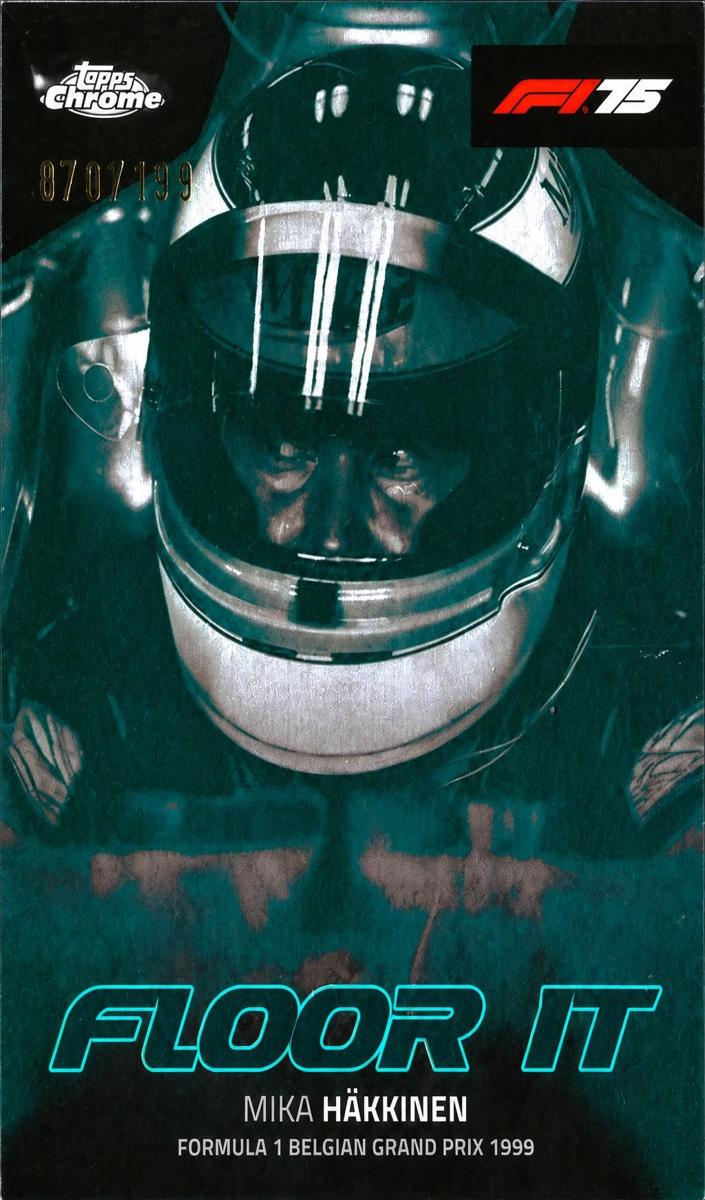 2025 Mika Hakkinen [Aqua Refractor] #FI-8