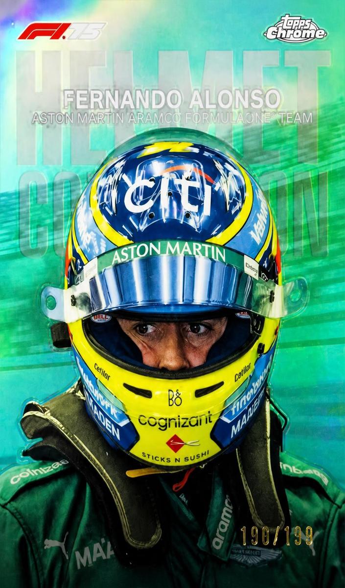2025 Fernando Alonso [Aqua Refractor] #HC-6