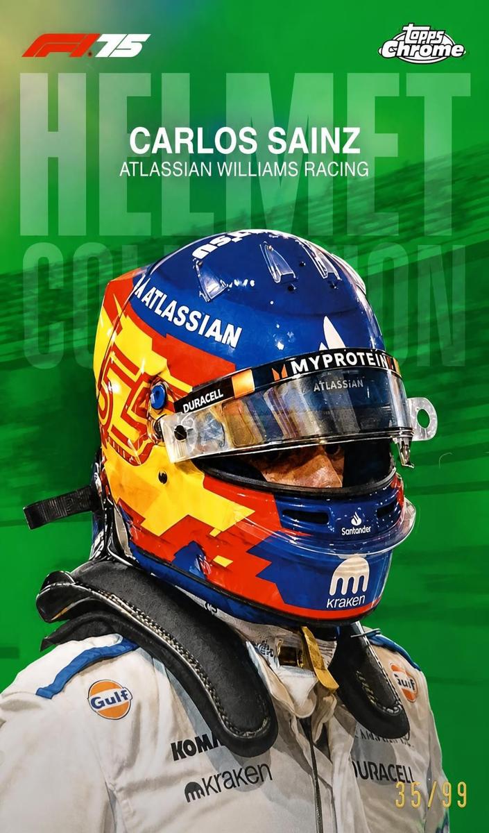 2025 Carlos Sainz [Green Refractor] #HC-7