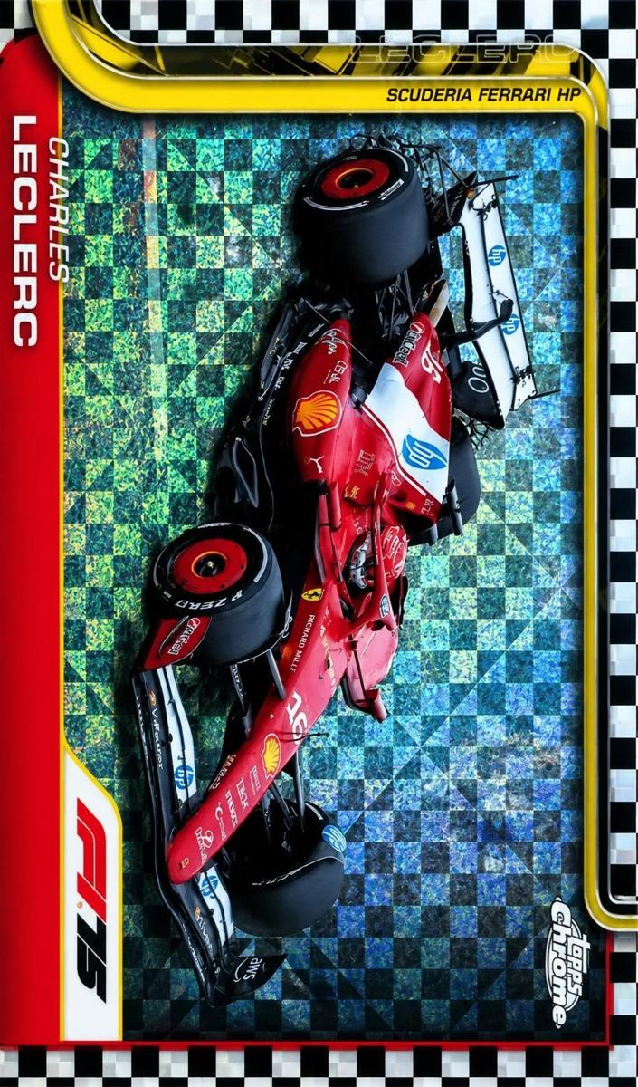 2025 Charles Leclerc [Checker Flag Refractor] #75