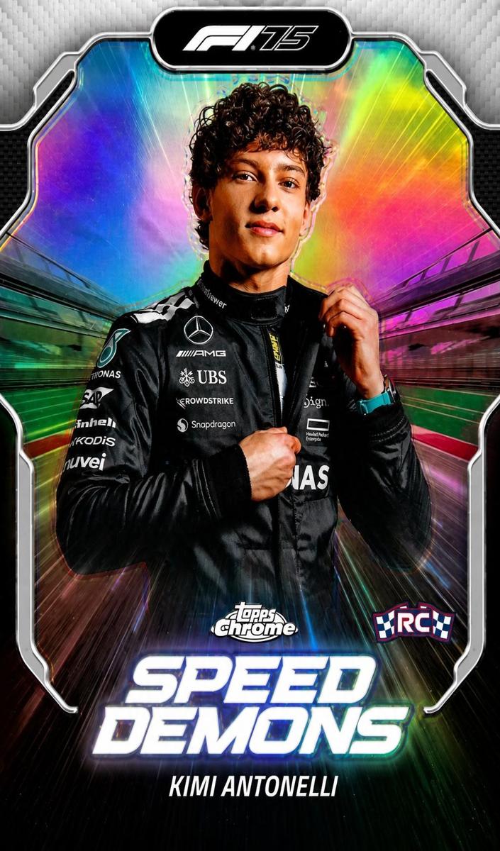 2025 Kimi Antonelli [F1 75th Anniversary Refractor] #SD-1