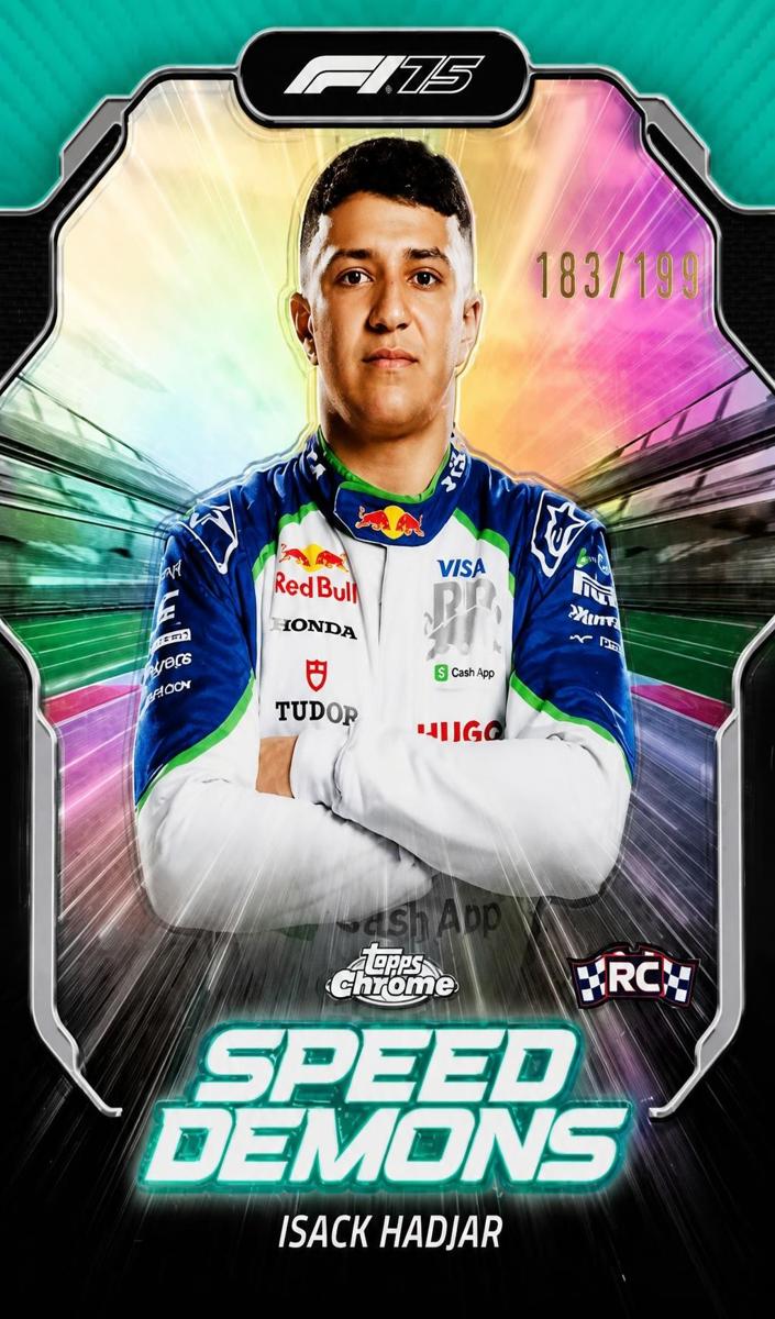 2025 Isack Hadjar [Aqua Refractor] #SD-5