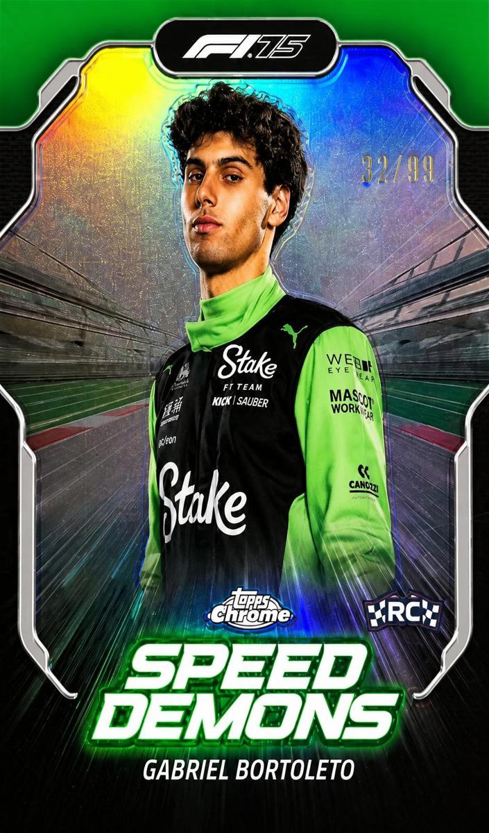 2025 Gabriel Bortoleto [Green Refractor] #SD-10