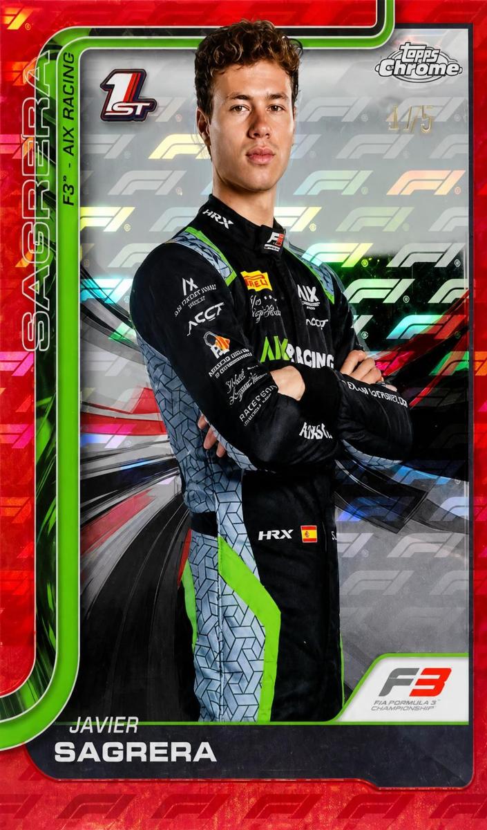 2025 Javier Sagrera [Red Refractor] #64