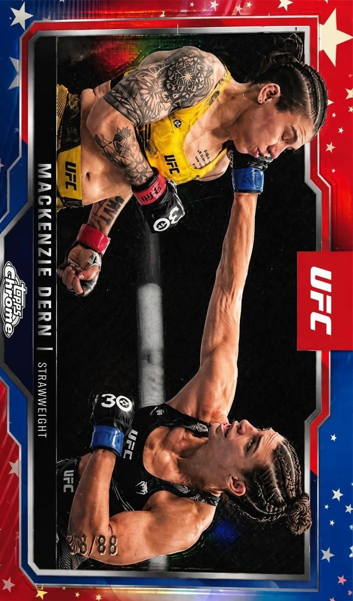2025 Mackenzie Dern [Red White Blue Refractor] #183