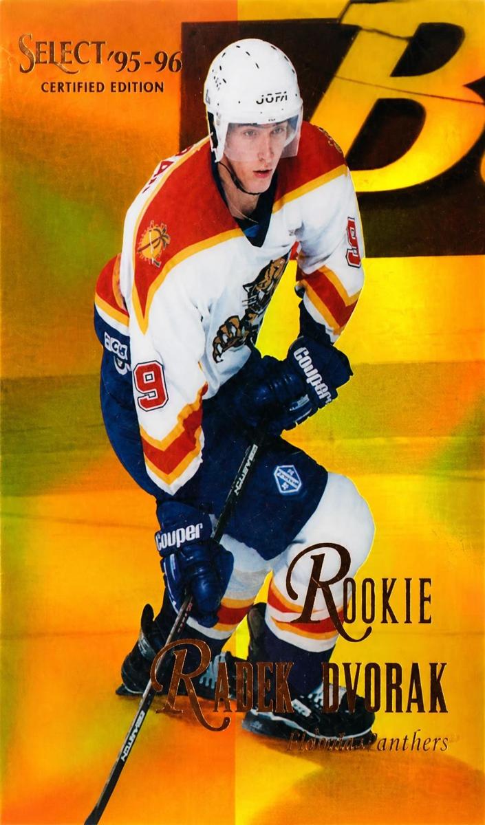 1995 Select Certified Radek Dvorak [Mirror Gold] #133 card
