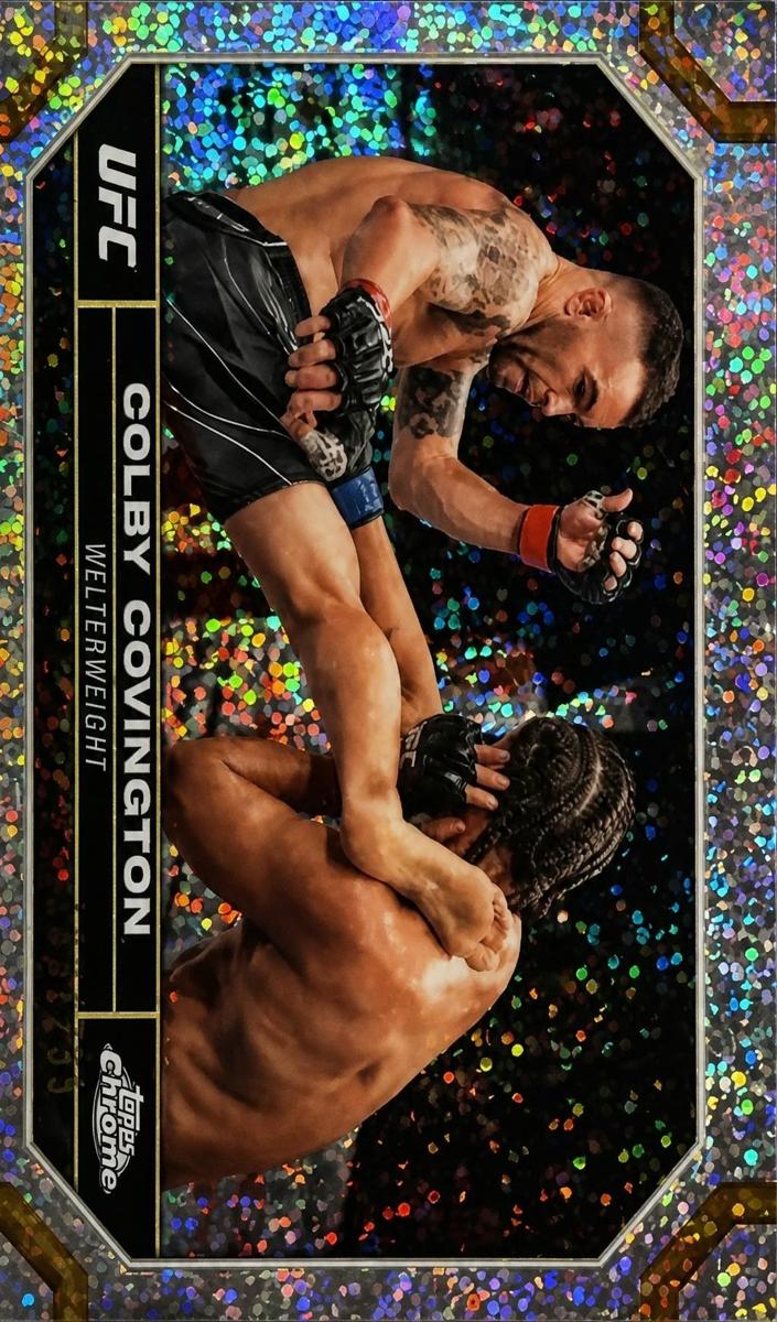 2024 Colby Covington [Red Refractor] #48