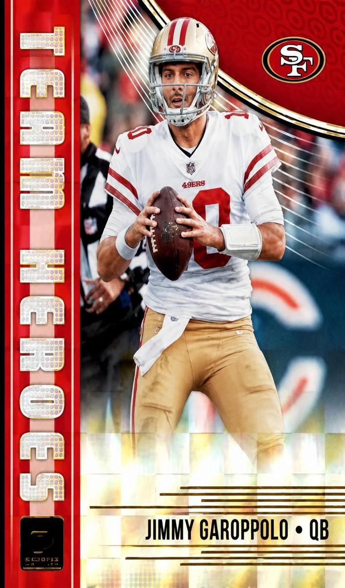 2018 Panini Donruss Jimmy Garoppolo #TH-8 card