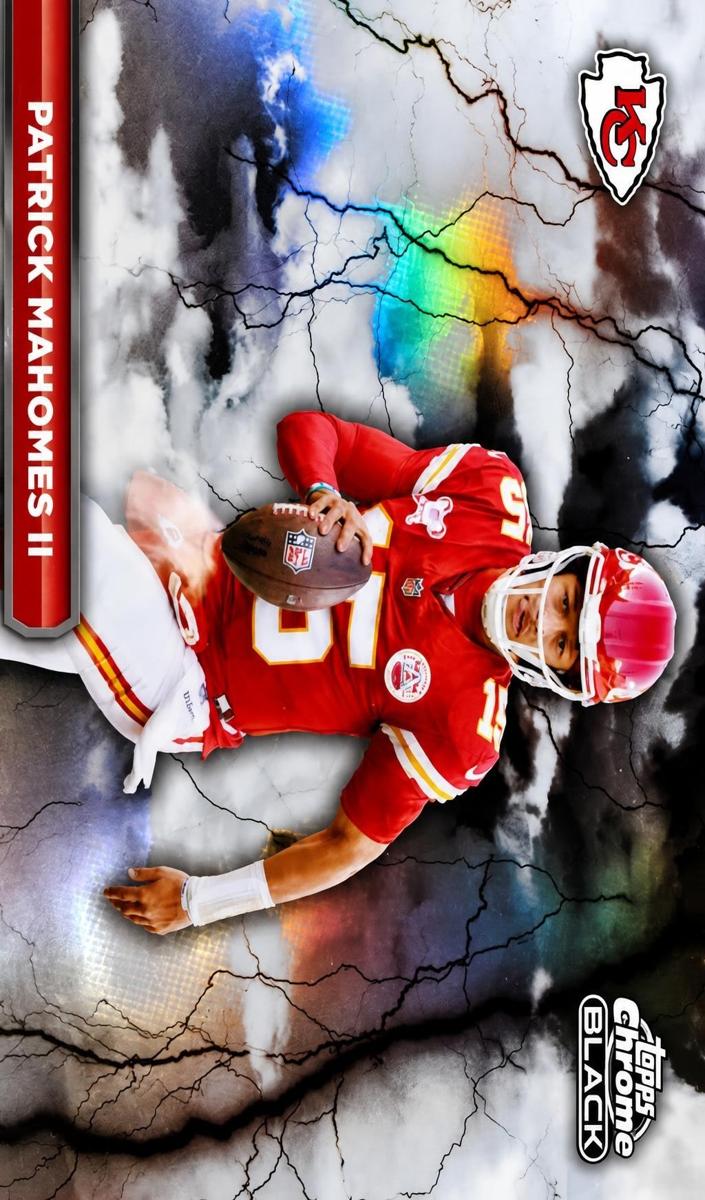 2025 Topps Chrome Black Patrick Mahomes II #BL-4 card