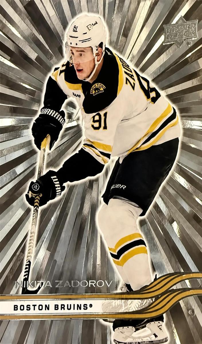 2025 Upper Deck Nikita Zadorov [Outburst Silver] #12 card