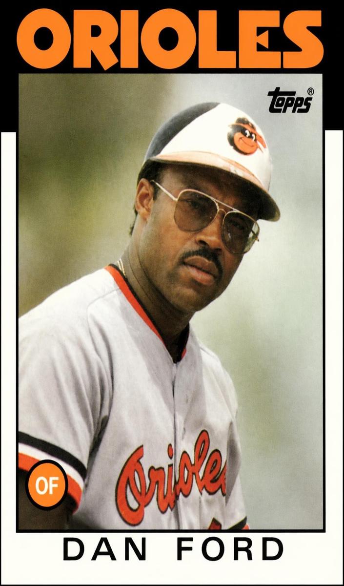 1986 Topps Dan Ford #753 card